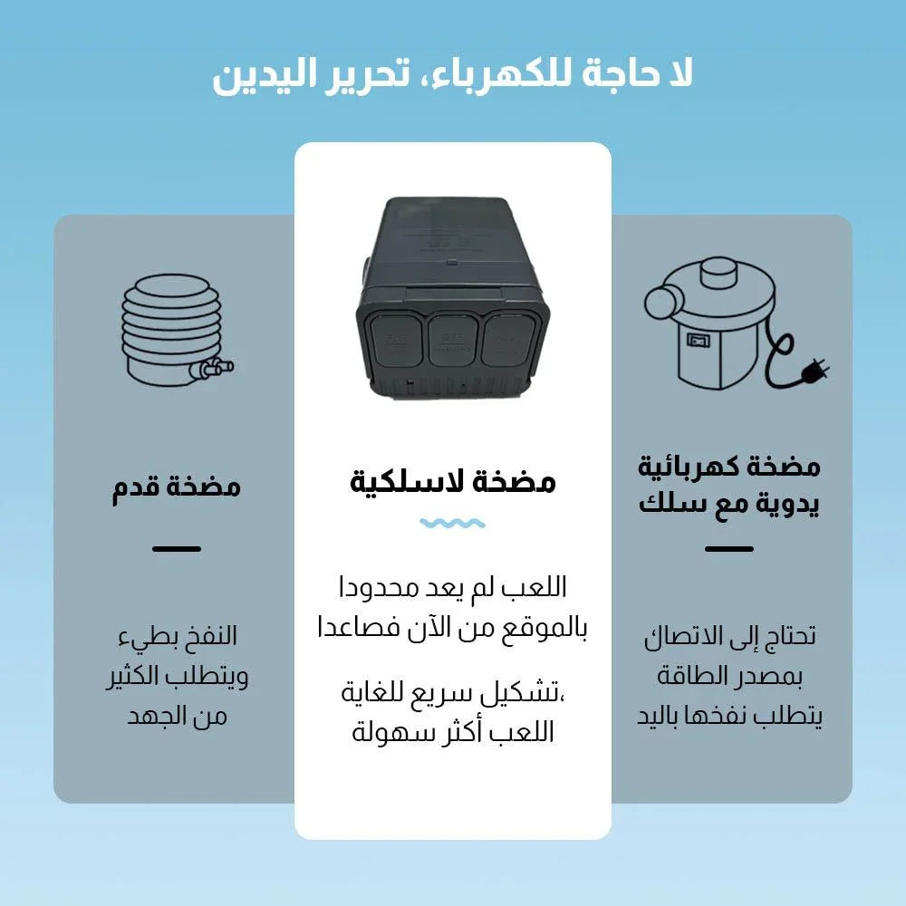 مسبح للنفخ والتفريغ تلقائياً، 300x172 سمأشخاص، يتسع لـ 5