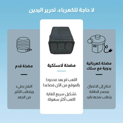 مسبح للنفخ والتفريغ تلقائياً، 300x172 سمأشخاص، يتسع لـ 5